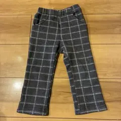 丸高衣料　長ズボン　パンツ　裏起毛　95cm チェック