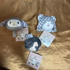 真天地開闢集団 ジグザグ×サンリオキャラクターズ フェイスマスコット 3セット