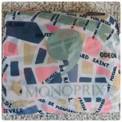 【新品未使用】モノプリエコバッグ フランス パリ地図柄 monoprixのサムネイル