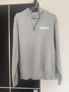 GAP ハーフジップ スウェット グレーのサムネイル