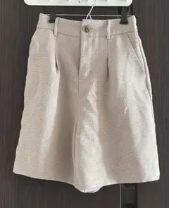 RETRO GIRL レトロガール ショートパンツ ベージュ チェック柄のサムネイル