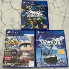 ps4ソフトまとめ　ガンダム　パワプロ　ザンギゼロ