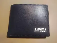 トミージーンズ TOMMY JEANS 二つ折り財布 小銭入れ付 ネイビー