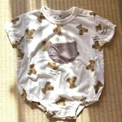クマ柄ロンパース サイズ70