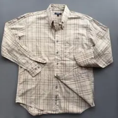 BURBERRY LONDON・チェック柄シャツ ・ボタンダウン・長袖