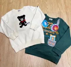 ミキハウス ダブルビー ホットビスケッツ トレーナー スウェット