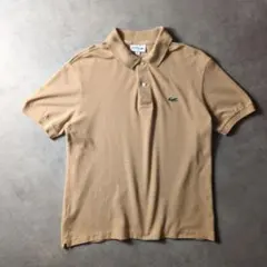 LACOSTE BEAMS別注 ラコステ ポロシャツ 4 M ベージュ 日本製 - メルカリ