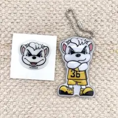 B.LEAGUE マスコット　ぷっくりキーホルダー　ぷっくりシール　サンディー