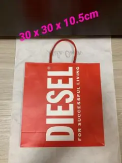 新品　ディーゼル DIESEL ロゴ刺繍 羊革 手袋　黒 ギフト袋　保存布袋　箱 2025年最新】DIESEL ショップ袋・ショッパーの人気アイテム