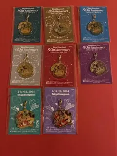 東京ディズニーランド 20周年記念キーホルダー8個セット