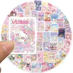 ✨新商品✨サンリオ キャラクター 漫画風 ステッカーシール 65枚セット