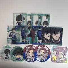 ブルーロック 糸師凛 糸師冴 クリアカード ステッカー コースター