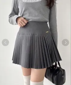NICE CLAUP プリーツスカートのサムネイル