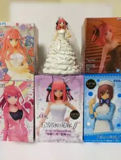 五等分の花嫁 二乃＆三玖＆五月フィギュア５体セット【開封済み】含む