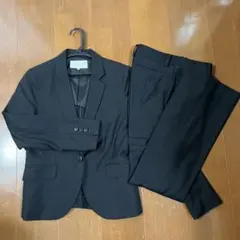 PROPORTION ブラックパンツスーツ サイズ上3下2