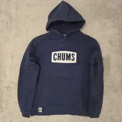【値下げ】CHUMS チャムス ロゴ プルオーバー パーカー ネイビー