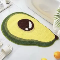 アボカド バスマット 玄関マット 可愛い 韓国風 おしゃれ 北欧風 滑り止め付きのサムネイル