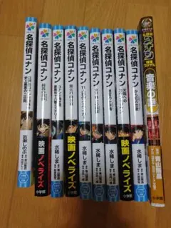 名探偵コナン小説9冊セット＋推理ファイル(漫画)