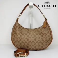 805　美品　COACH　コーチ　シグネチャー　ショルダーバック　肩掛け