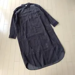 URBAN RESEARCH DOORS コーデュロイロングシャツワンピース