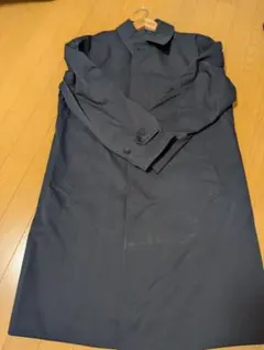 【5/18値下げしました！】UNIQLO ステンカラーコート M 黒のサムネイル