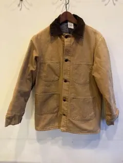 80s USA製 100周年 カーハート ダック カバーオール 裏地無し/S〜M