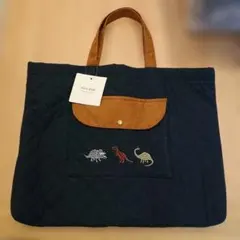 最終値下 新品 プチアンジュ しまむら 恐竜 手提げ 手さげ レッスンバッグ