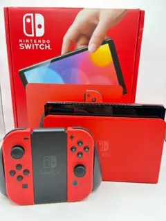Nintendo Switch 有機EL マリオレッド 本体 中古 動作確認済