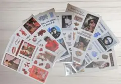 BTS ポストカード サイズ ステッカー セット