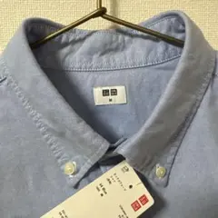 UNIQLO オックスフォードシャツ M Blueコットン100%