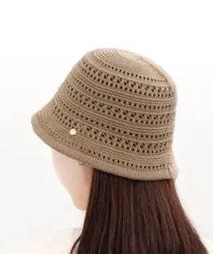 プレート付き サマー バケットハット