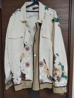 【男女兼用】刺繍入り中華風カジュアルジャケット