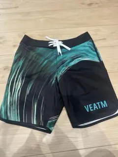 Veatm サーフパンツ M 未使用 ボードショーツ グリーン ホワイト