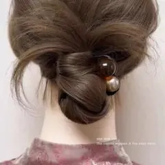 U字型 ヘアコーム 2個セット パール風 ヘアアレンジのサムネイル