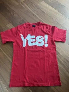 TOMMY Tシャツ レッド YES! プリント Lサイズのサムネイル