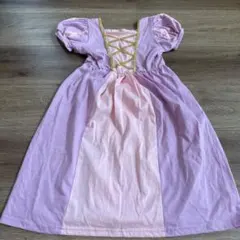 ラプンツェル風　半袖ワンピース