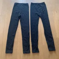 スパッツ 160サイズ 黒　細身の女性にも！1回のみ使用！のサムネイル