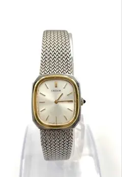 新品電池⭐️vintage SEIKO CREDOR メッシュベルト 腕時計 - メルカリ