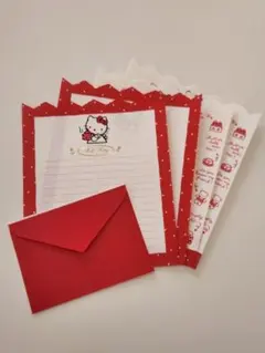 レトロ　HELLO KITTY　レターセット　1991年　SANRIO