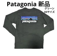 パタゴニア P-6 ロゴ 長袖Tシャツ 38518 グリーン XSのサムネイル