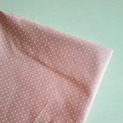くすみピンク 水玉生地 ハギレ 韓国生地