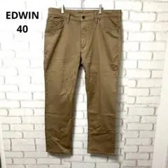 EDWIN 503 FLEX FIT カジュアルパンツ　ベージュ　コットン　40