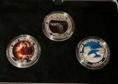 オーストラリア.クッカバラ .ワライカワセミ銀貨 2002年 3枚セット