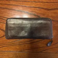 IBIZA レザー製ダークブラウン長財布
