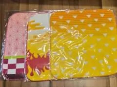 【新品未開封】鬼滅の刃 和柄ミニタオル 3枚セット4