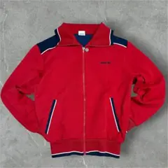 adidas ATS-72 西ドイツ デサント製 トラックジャケット　赤　短丈