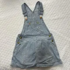 Lee ヒッコリー　ジャンバースカート ストライプ 110