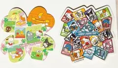 【2枚セット】サンリオ キャラクターズ シールクッキー４　シール　集合のサムネイル