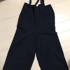 ジーユー　ワイドパンツ　サロペット