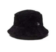 NEW ERA キッズ ブラック ハット L/XL　バケットハット　キッズ帽子